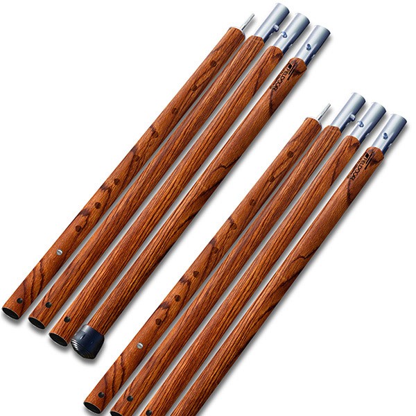 テントポール アルミ製テントポール 直径 32mm 高さ120 - 280cm 2本
