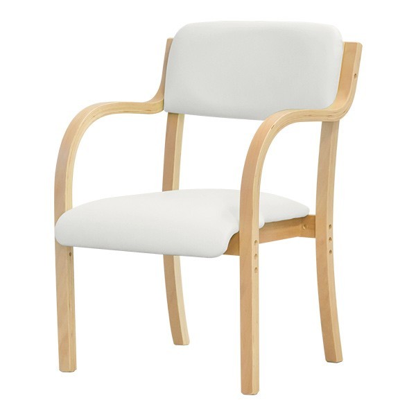 介護用椅子 ダイニングチェア 高さ調整可能 スタッキングチェア 肘掛