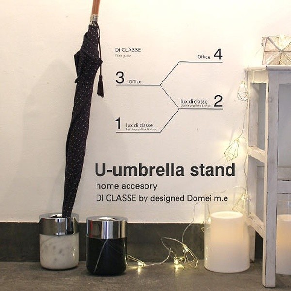 DI CLASSE（ディクラッセ） ユー アンブレラ スタンド 大理石 ホワイト