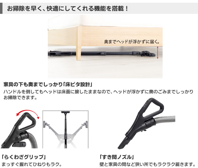 TOSHIBA（東芝） 【TOSHIBA】 紙パック式掃除機 VC-PM7A(H) 掃除機