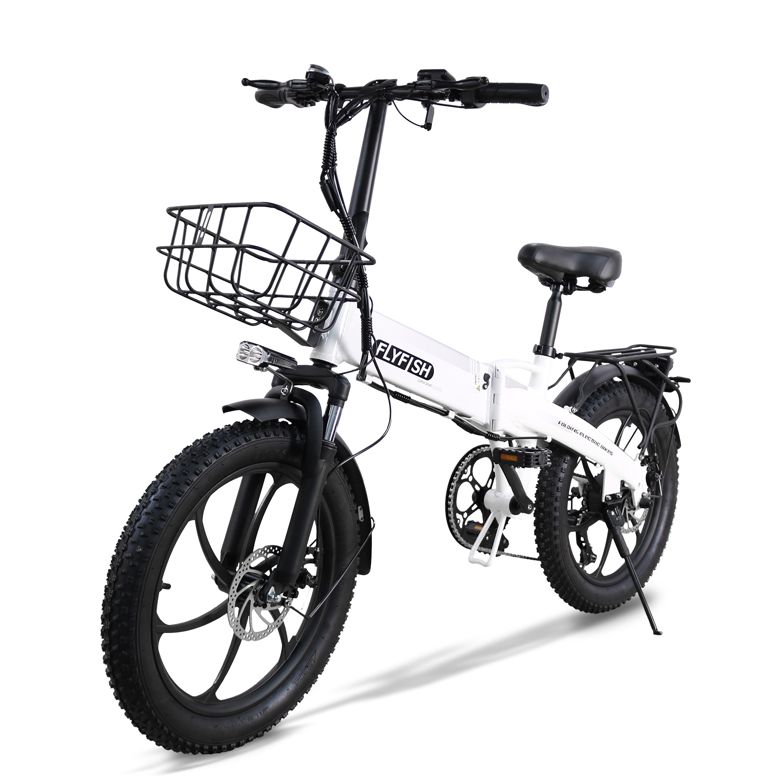 2025 FLYFISH 電動アシスト自転車 折りたたみ式 20インチ 最大走行距離