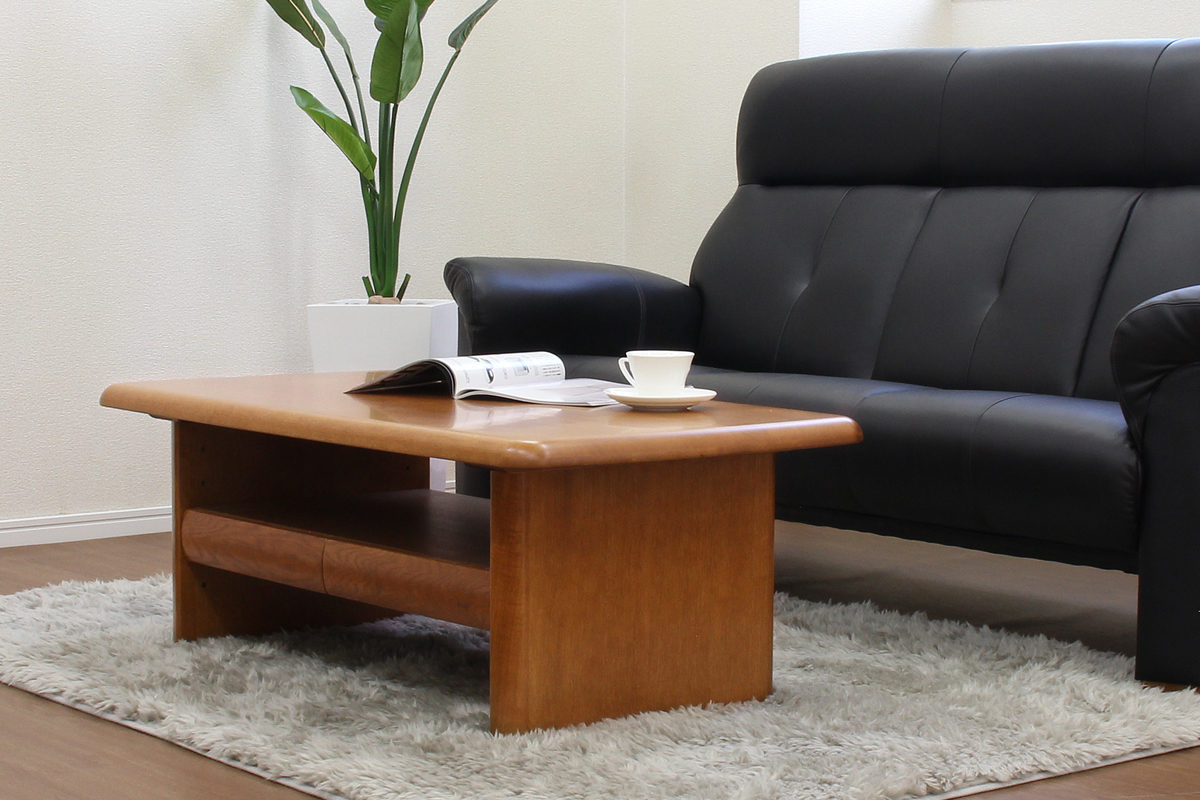 浜本工芸 リビングテーブル T-4700 No.4700 センターテーブル 収納付き