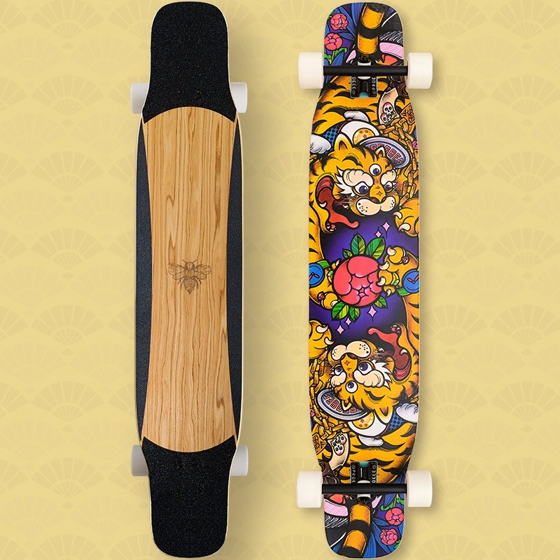 PROBEE【ロングスケートボード】虎・人魚 ダンシングスタイル向き
