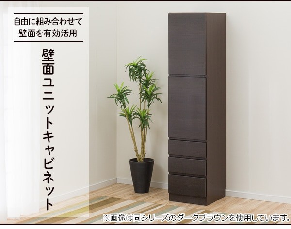 ニトリ（NITORI） 壁面ユニットキャビネット(ウォーレン 40-2D3H DBR