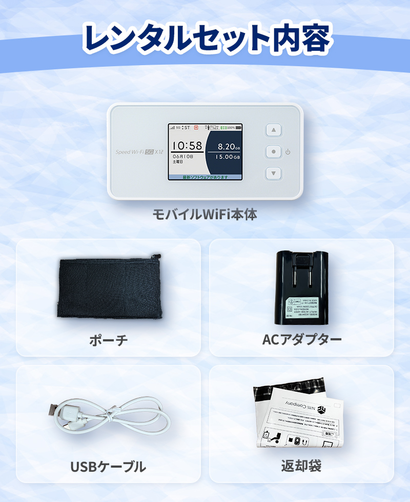 WiFi レンタル 無制限 7日 1週間 無制限プラン UQ WiMAX ワイマックス