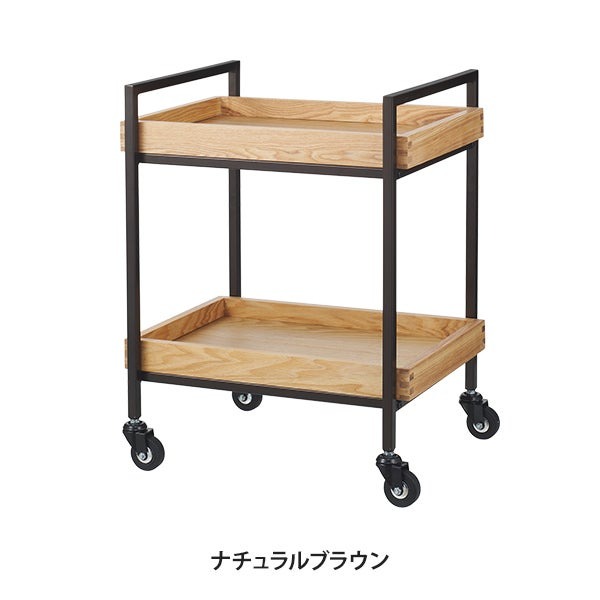 7BEAUTY（7ビューティー） ウッドワゴン ワゴン ラック キャスター付き