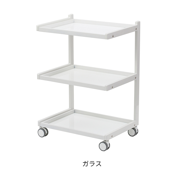 7BEAUTY（7ビューティー） ワゴン E キャスター付き 3段 全2種 幅58