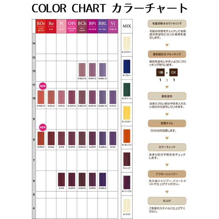 NASEED ナプラ ナシードカラー ファッションカラー バイオレット Vi