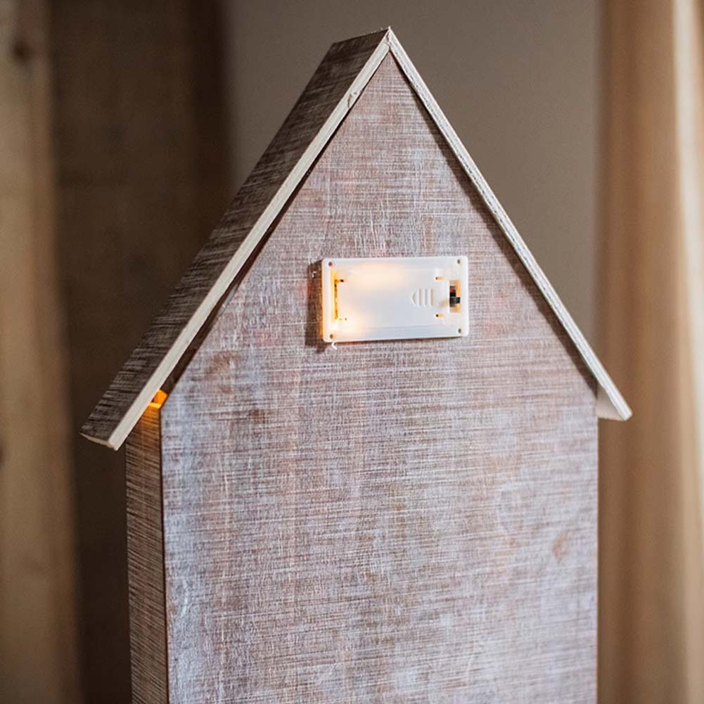 アドベントカレンダー 木製 クリスマス 子ども ライト アドヴェント