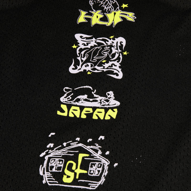 HUF（ハフ） 【並行輸入】ハフ HUF ZINE MESH BASKETBALL JERSEY