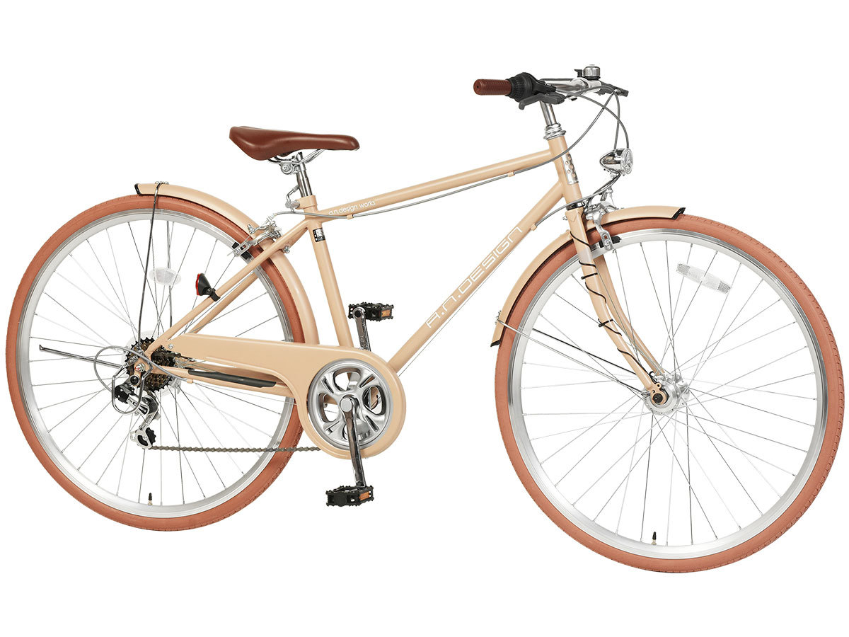 a.n.design-works クロスバイク 700c 初心者 420mm 480mm 自転車 27