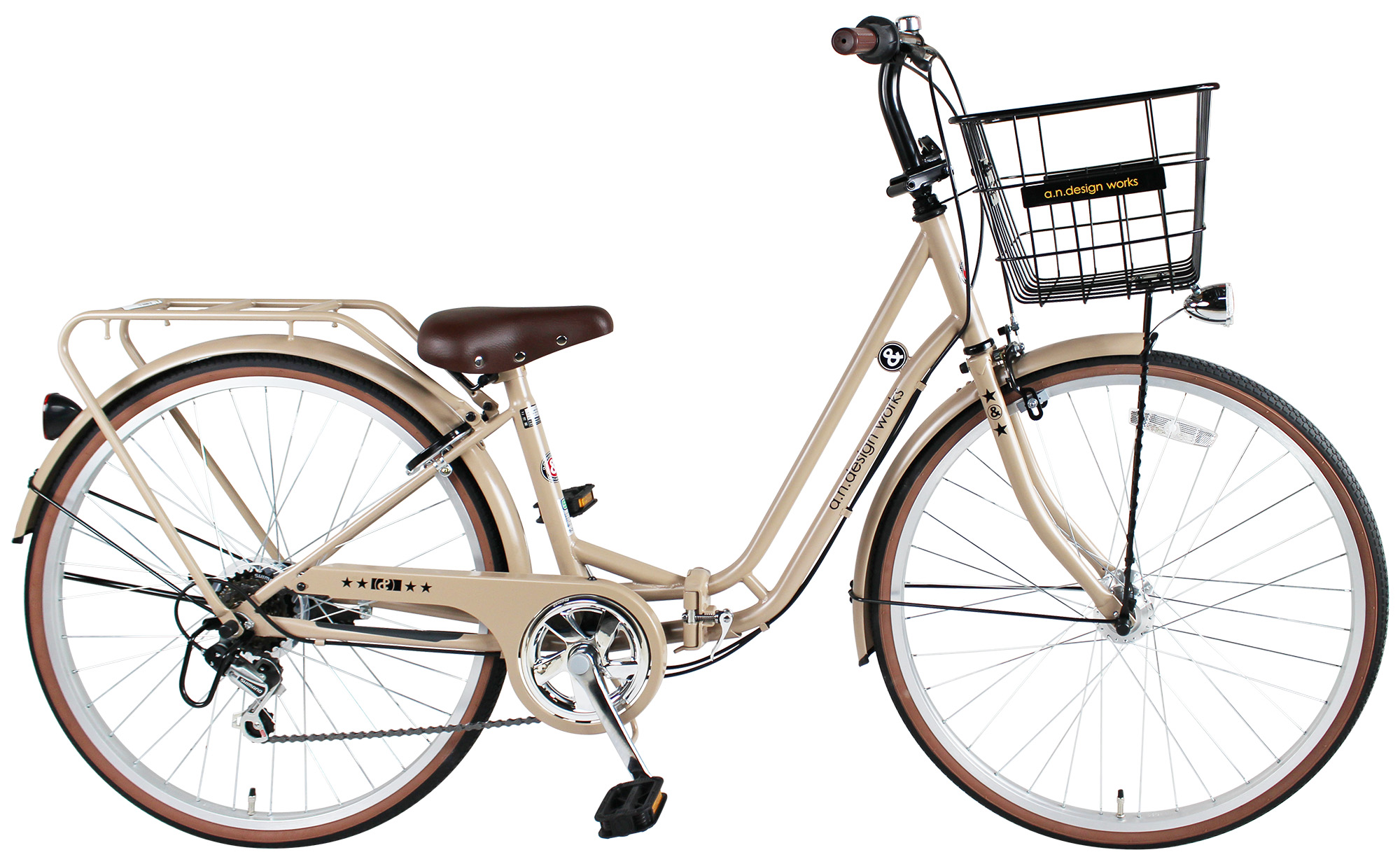 a.n.design-works 自転車 子供用 折りたたみ 22インチ 24インチ 26