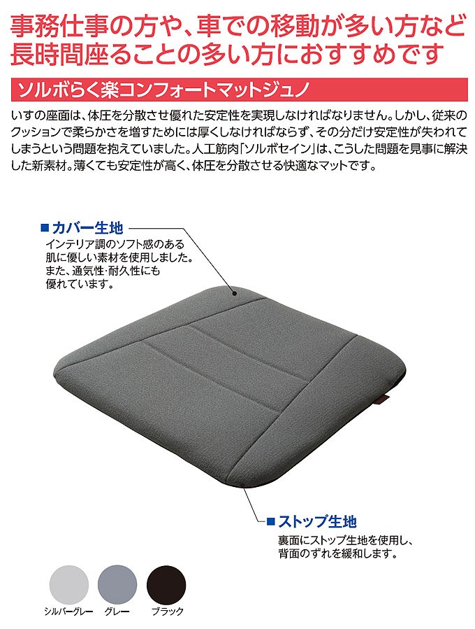 ソルボ らく楽ランバーサポート コンフォートセット 車 クッション