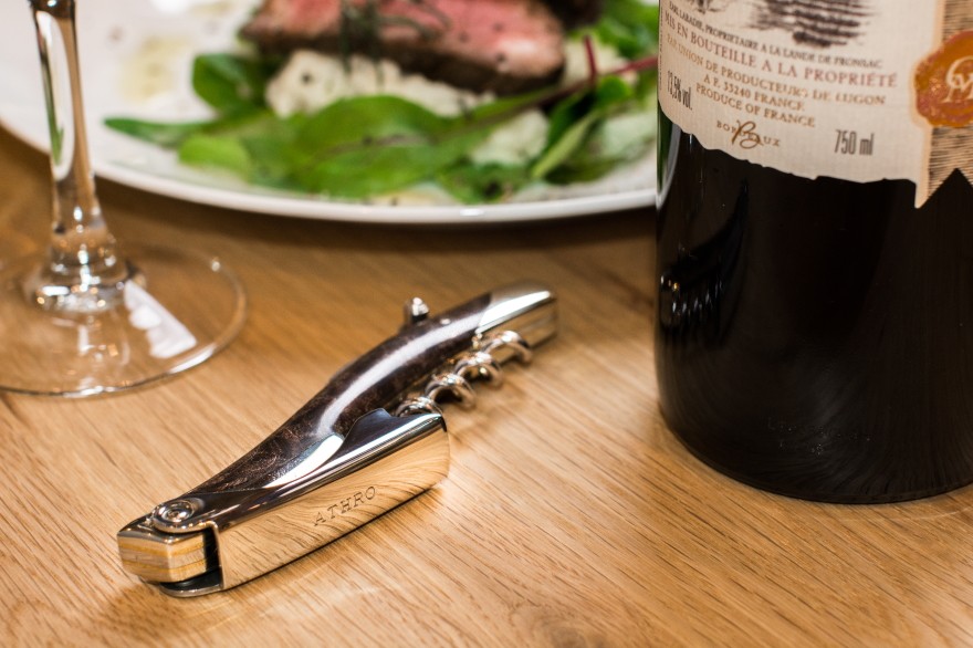 ソムリエナイフ ワインオープナー ダマスカス ATHRO アスロ 日本製