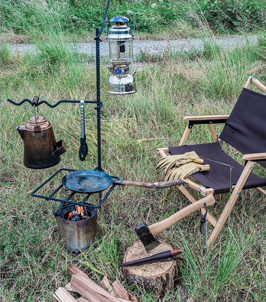 無敵の焚き火フック セット 焚き火ハンガー 焚き火台 ゴトクフック