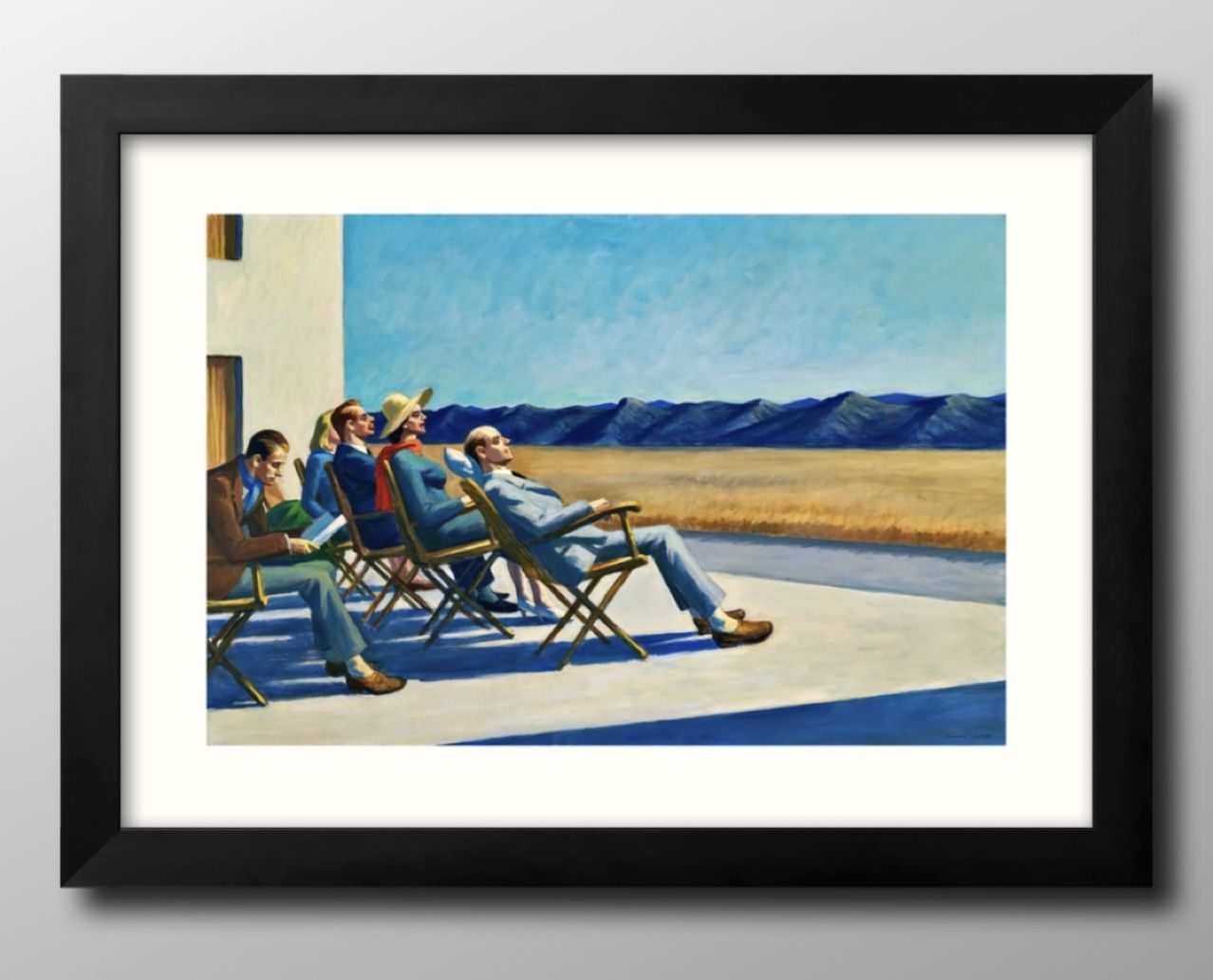 エドワード ホッパー People in the Sun A3 サイズ ポスター アート