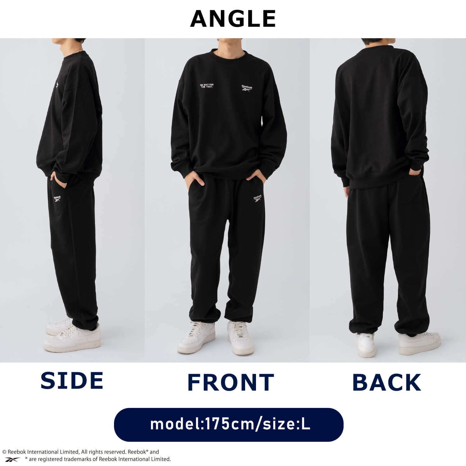 Reebok（リーボック） 特価 スウェット 上下 メンズ レディース