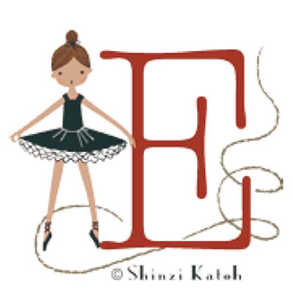 バレエ小物 Shinzi Katoh イニシャル携帯ミラー : OHANAダンスバレエ