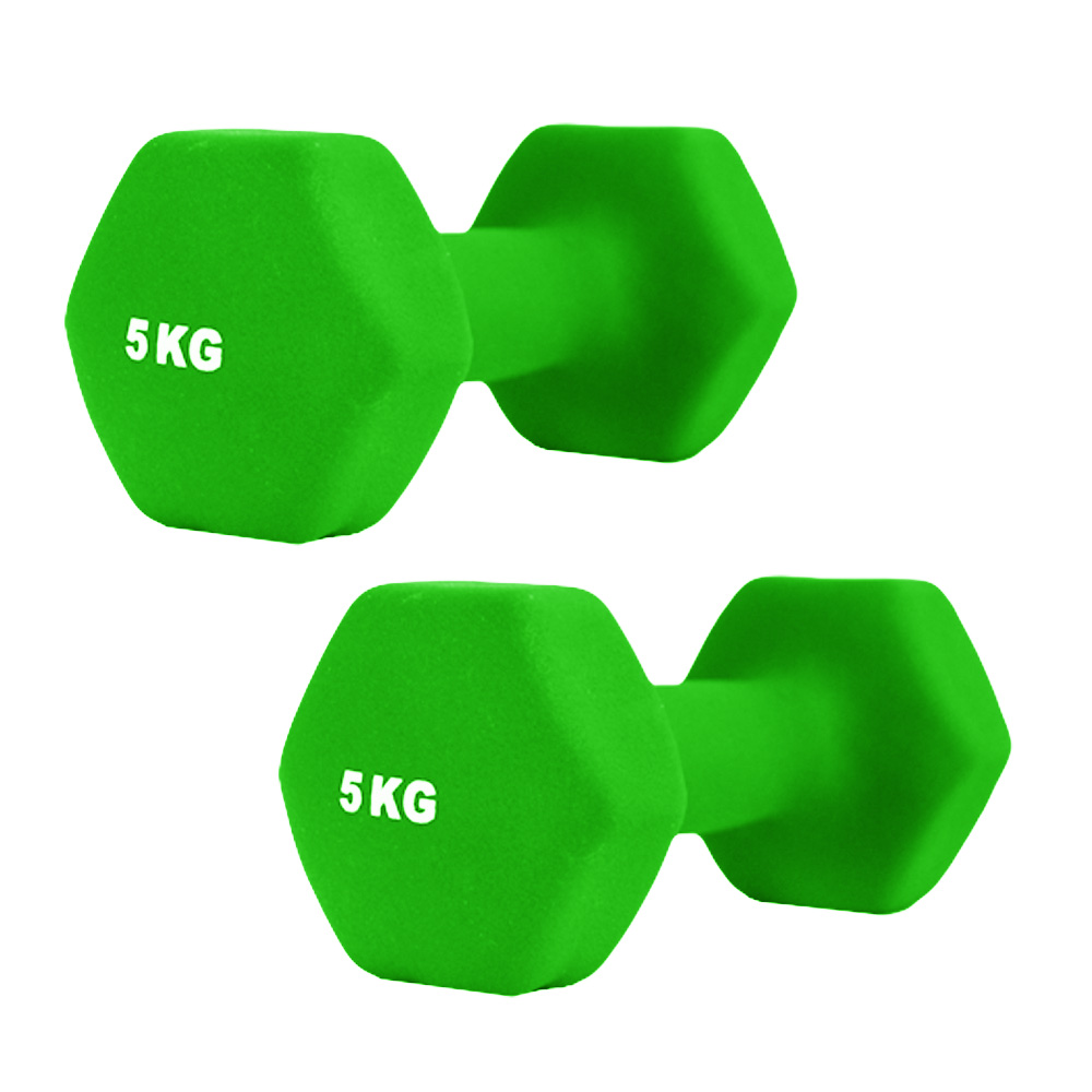WEIMALL（ウェイモール） ダンベル 5kg 2個セット カラーダンベル