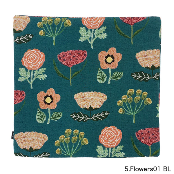 松尾ミユキ クッションカバー 45×45 クッションカバー flower ミモザ
