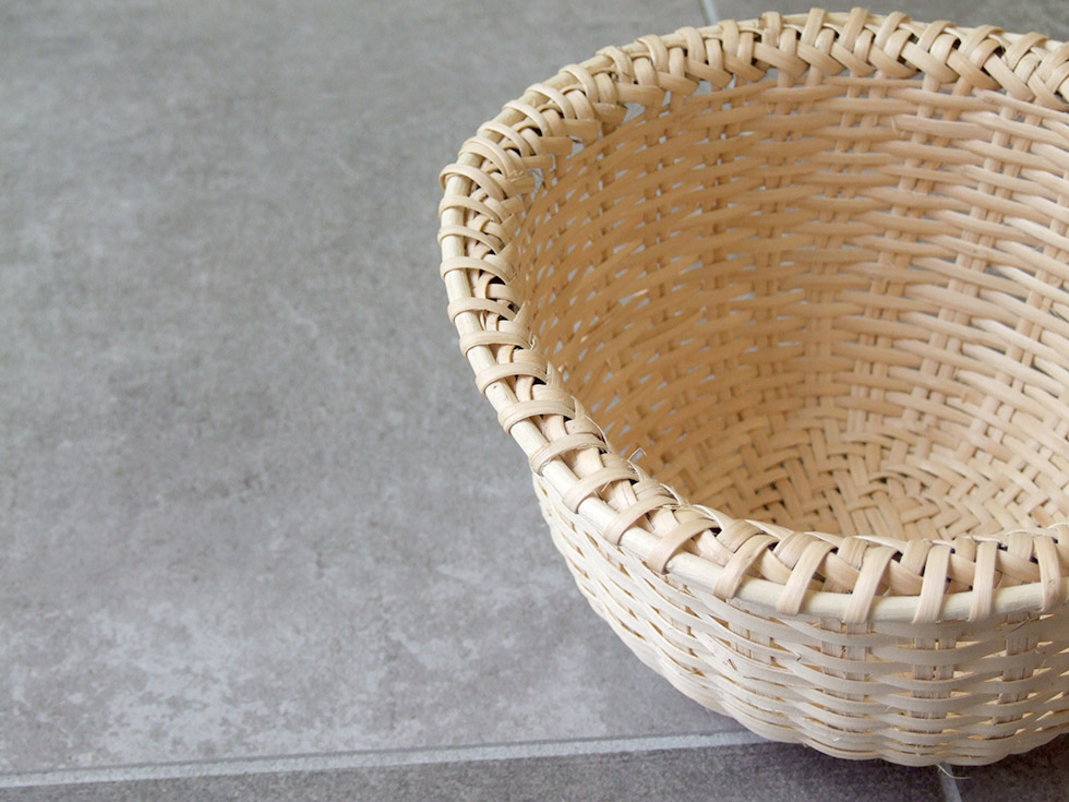 福島奥会津編み組細工 マタタビ米研ぎざる 2-5合用 仁一さん作