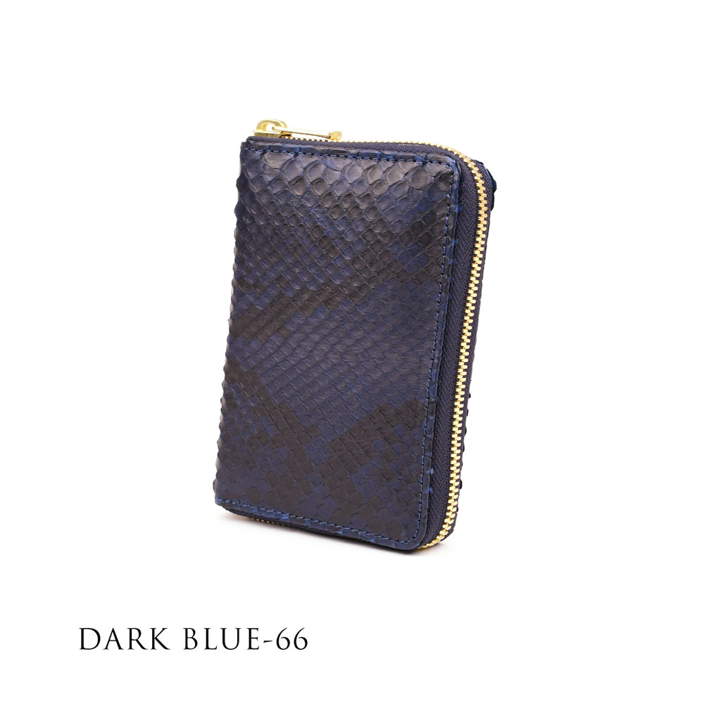 BAGGY PORT（バギーポート） 二つ折り財布 ラウンドファスナー 蛇革 本