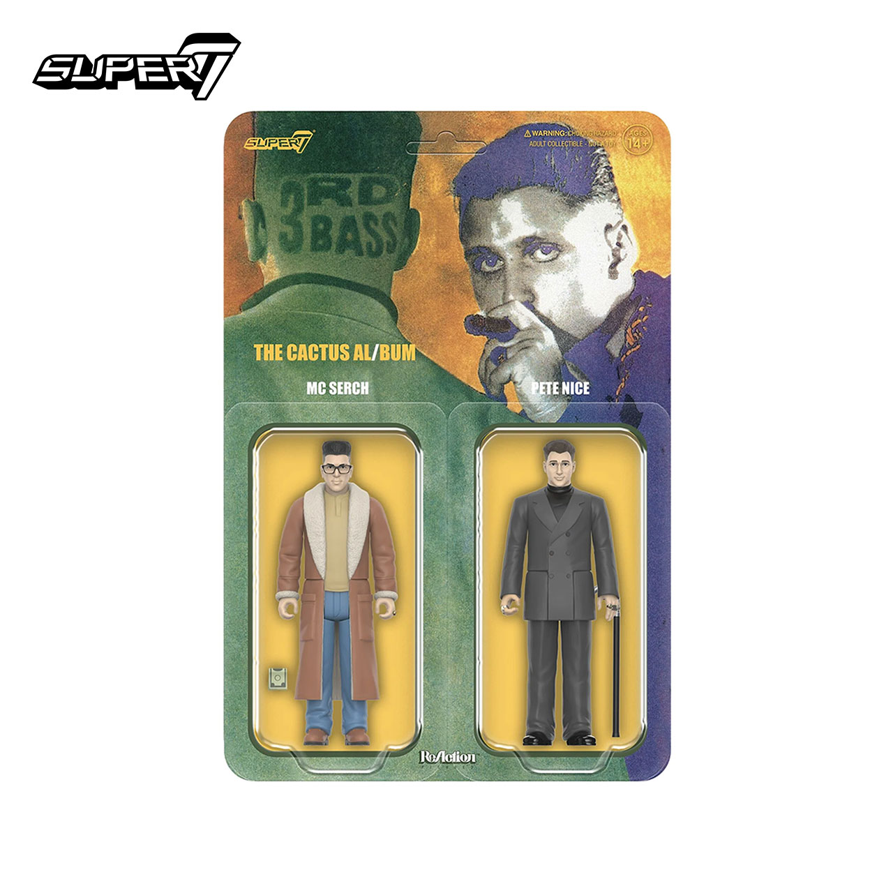 Super7 (スーパーセブン) 3rd Bass ReAction Figures (2 Pack) / Super