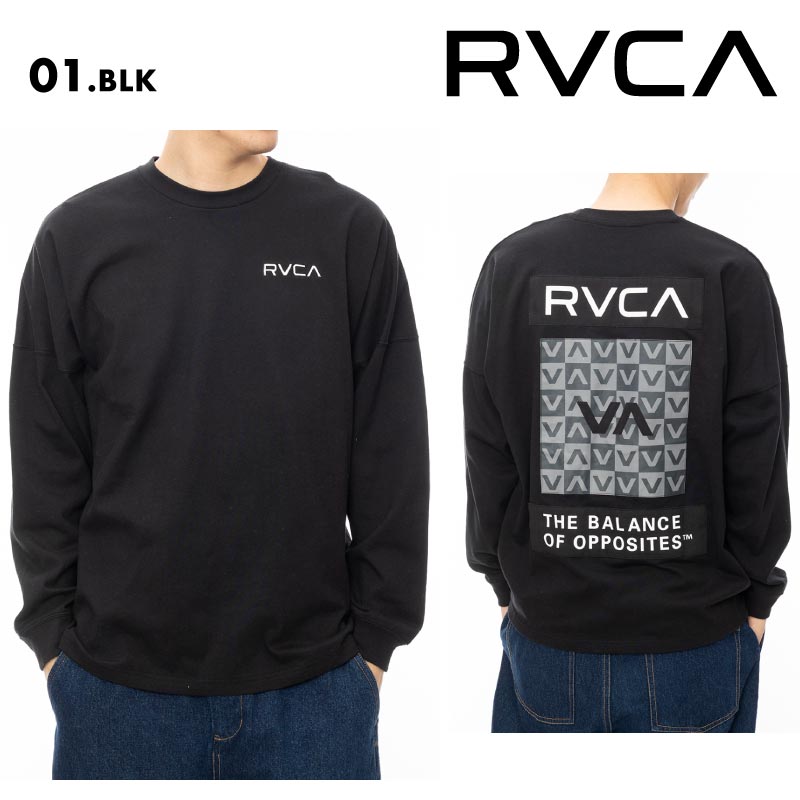 RVCA（ルーカ） Tシャツ メンズ 長袖 PATCH BALANCE LT 2024