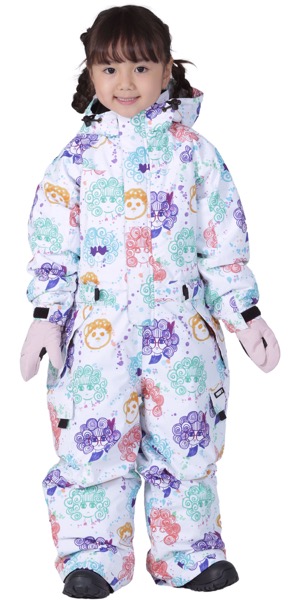 ポンタぺス（PONTAPES） スノーボードウェア ワンピース キッズ スキー