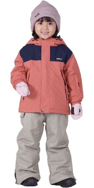 ポンタぺス（PONTAPES） スノーボードウェア キッズ 上下セット 100