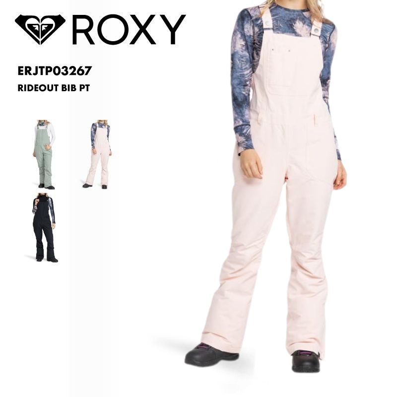 ROXY/ロキシー レディース スノーウェア ビブパンツ RIDEOUT BIB PT