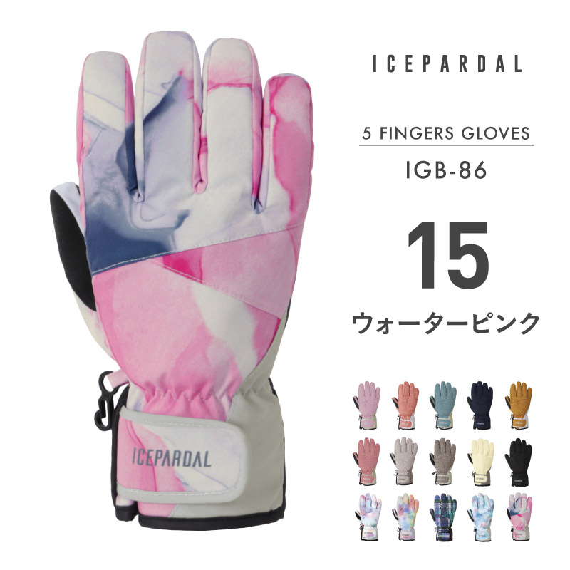 ICEPARDAL（アイスパーダル） スノーボード グローブ レディース 5本指