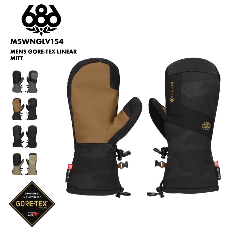 686（シックスエイトシックス） メンズ GORE-TEX ミトングローブ MENS