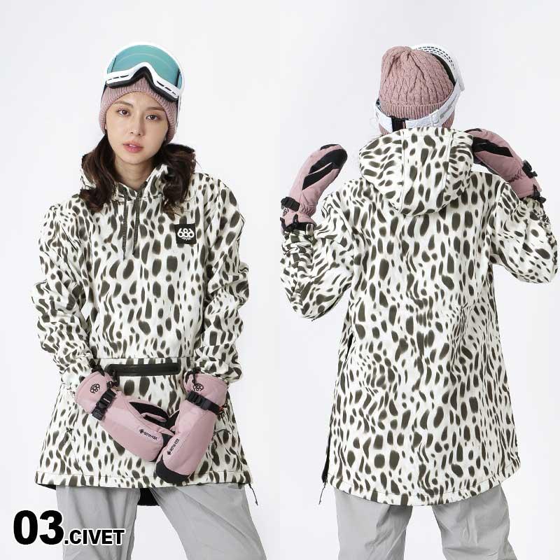 686/シックスエイトシックス レディース フード付き撥水パーカー