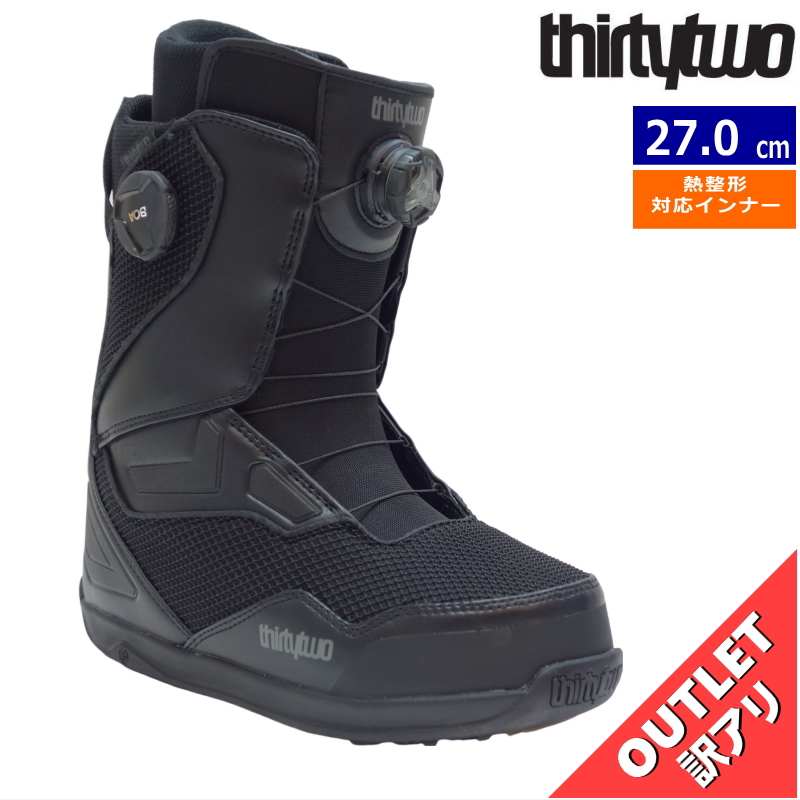 ラスト1点】 【OUTLET】23-24 THIRTYTWO TM-2 DOUBLE BOA WIDE BLACK
