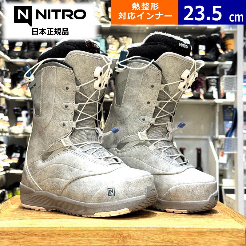 23-24 NITRO CROWN TLS カラー:GREY 23.5cm ナイトロ クラウン