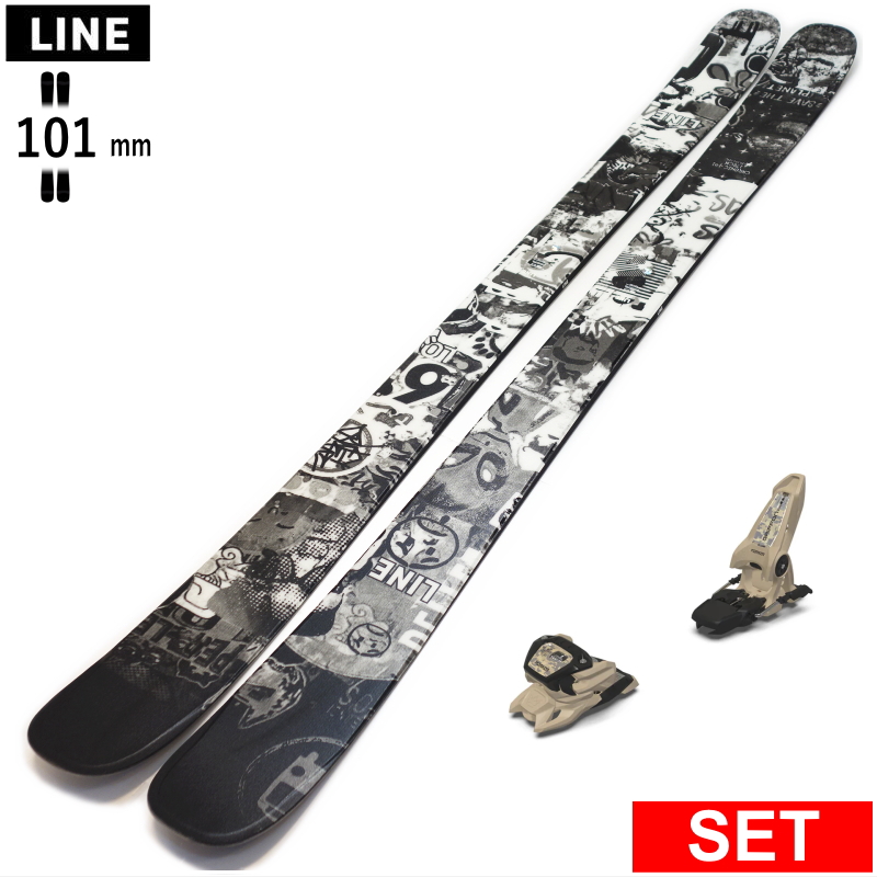 センター幅101mm 165cm|172cm]LINE CHRONIC 101+GRIFFON 13 型落ち旧