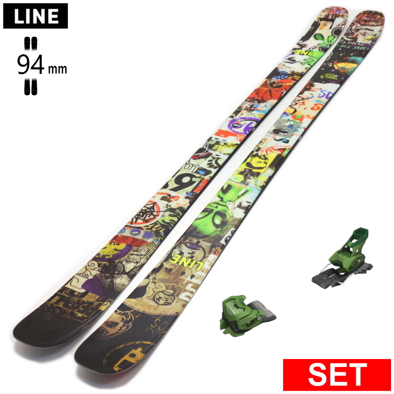 センター幅94mm 164cm|171cm|178cm]LINE CHRONIC 94+ATTACK 14 GW 型