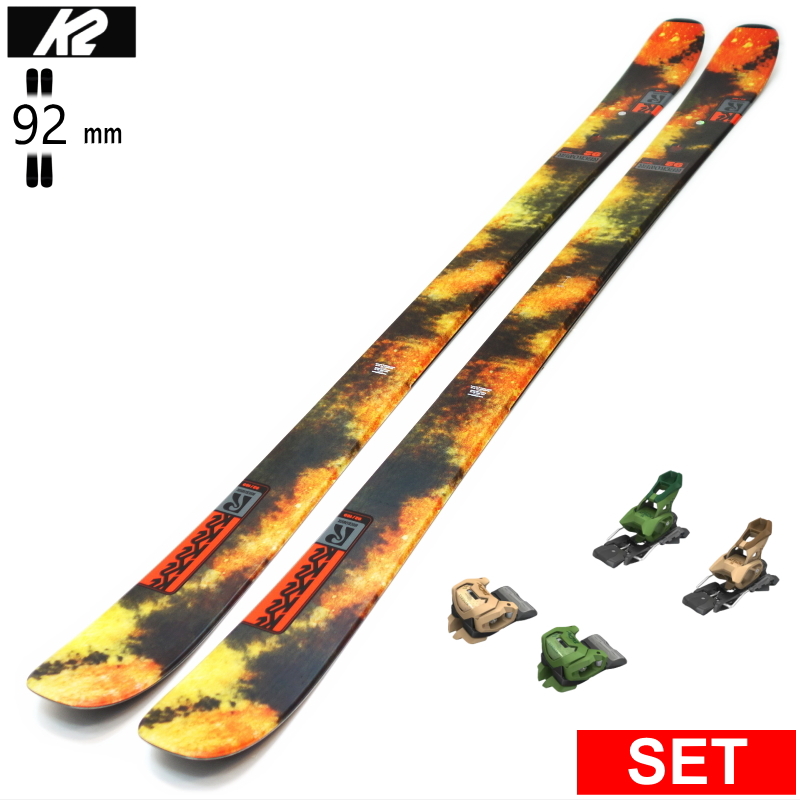 K2 [センター幅92mm 149cm|159cm|169cm|179cm]K2 RECKONER 92+ATTACK
