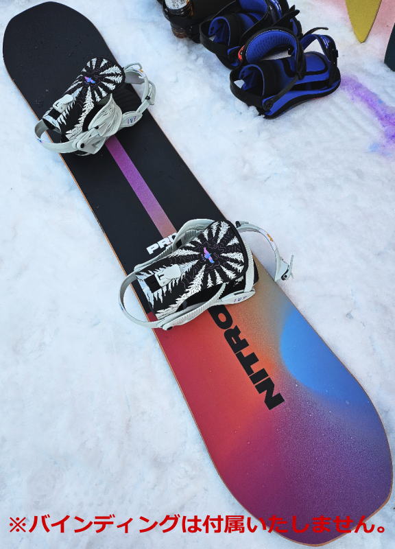 即納】 メンズ スノーボード 板 型落ち NITRO PRIME CHROMA CAM-OUT