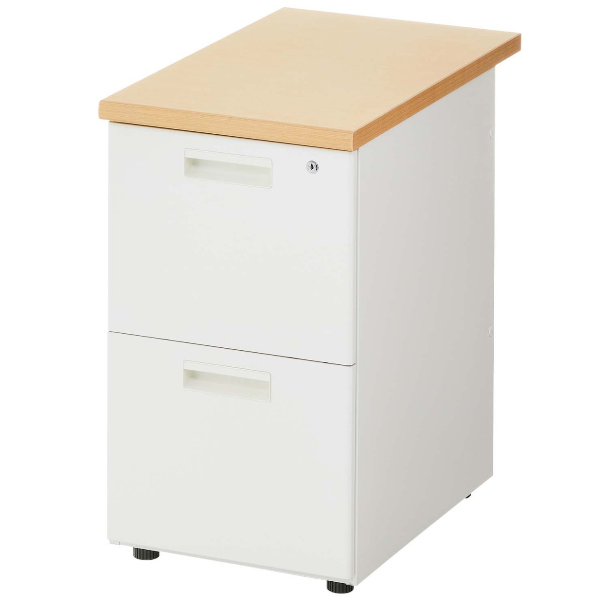 オフィスコム 法人様限定 脇机 サイドデスク サイドキャビネット 2段