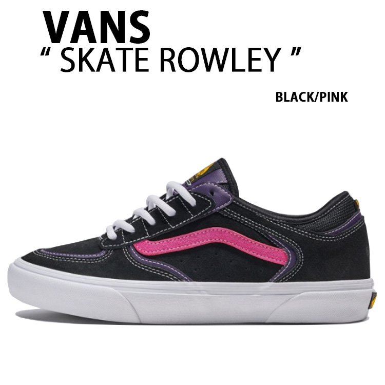 VANS（ヴァンズ） バンズ スニーカー SKATE ROWLEY BLACK PINK