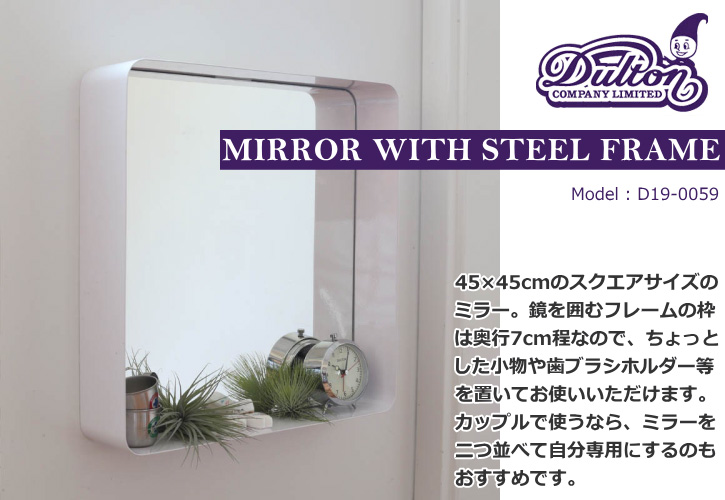 DULTON（ダルトン） ミラー ウォールミラー 鏡 壁掛け ミラー ウィズ
