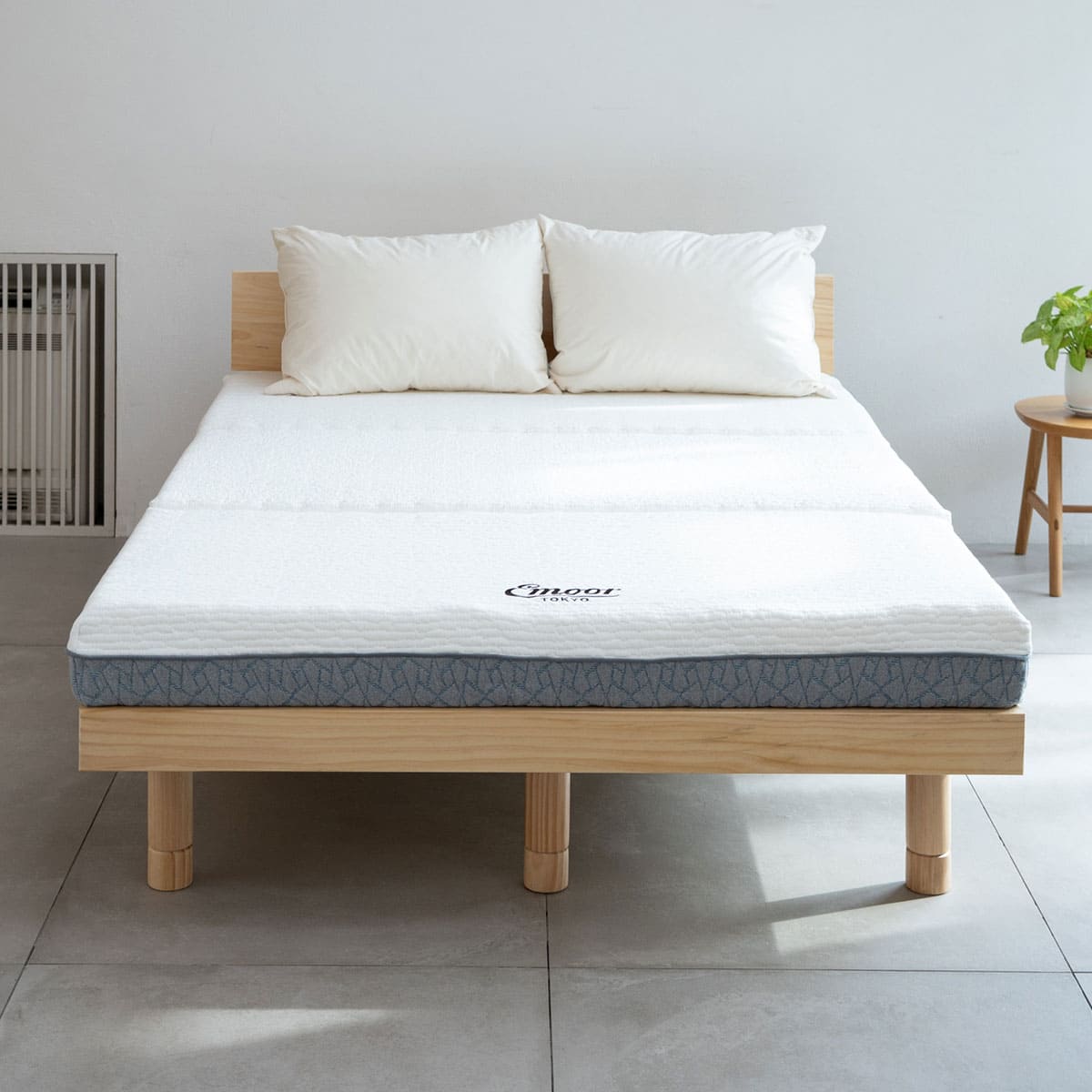 EMOOR（エムール） 三つ折り 折りたたみ マットレス セミシングル