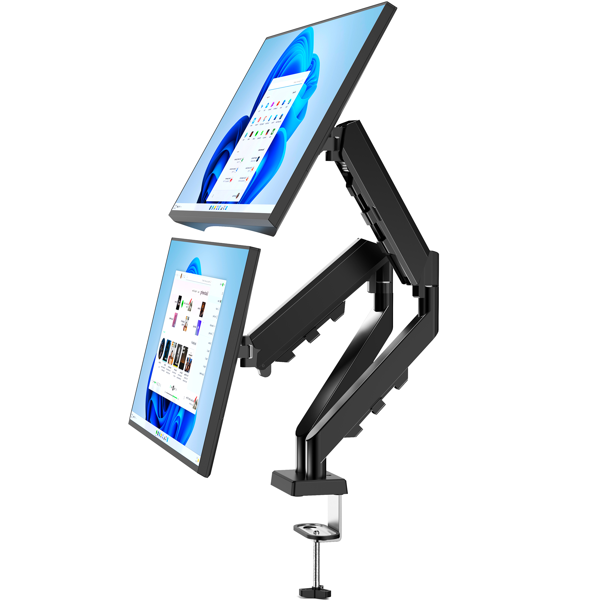 VETESA モニター アーム VESA対応 10-32インチ ガス式 角度調節 回転