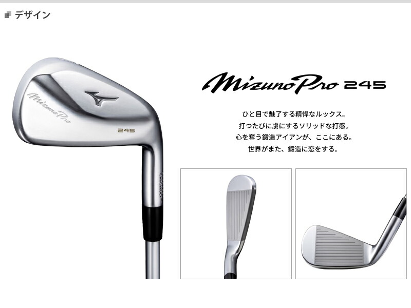Mizuno Pro 【即納】 ミズノプロ 245 アイアン 単品販売 #4 GW
