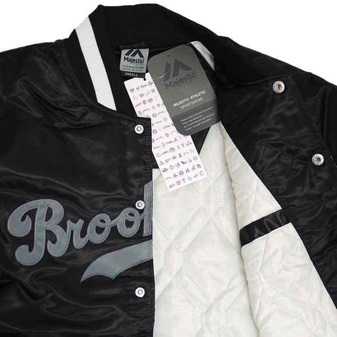 MAJESTIC（マジェスティック） スタジャン メンズ 黒 冬 ブルックリン
