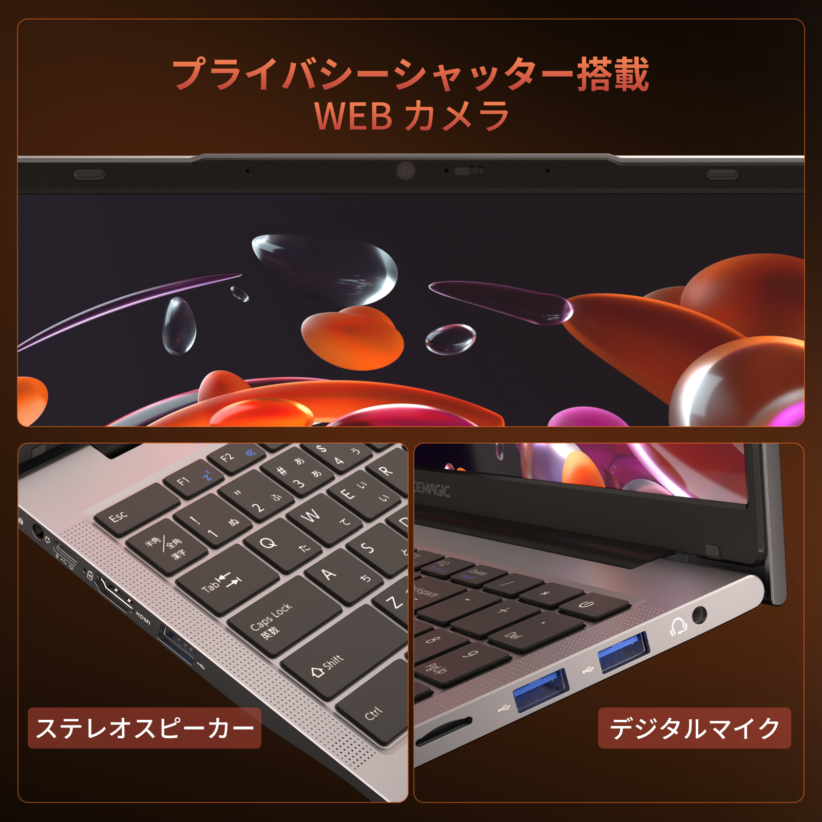 ノートパソコン AMD Ryzen5 7430U ノートPC 6C12T 15.6インチ メモリ