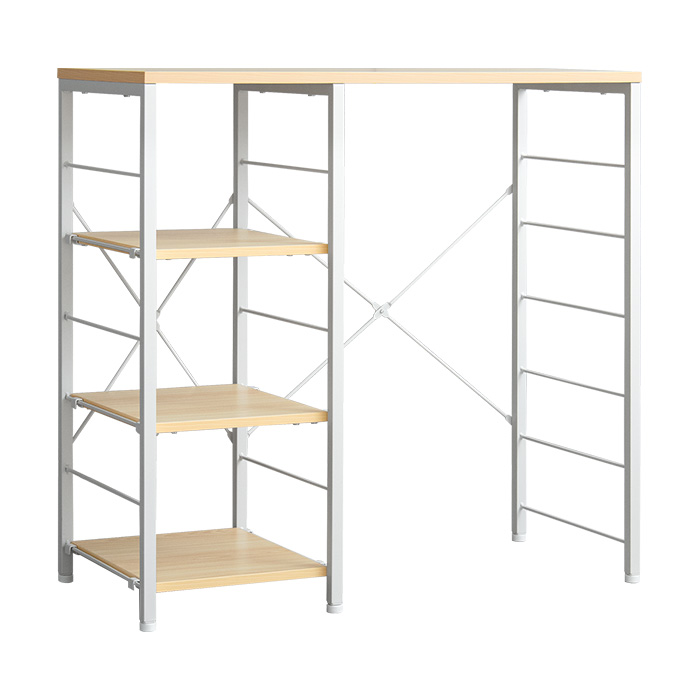 エア・リゾーム キッチンカウンター レンジ台 ゴミ箱上ラック キッチン