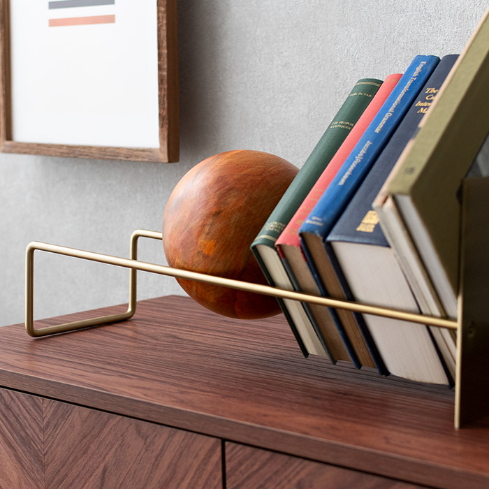 ブックスタンド 本立て モダン ブックエンド 天然木 木製 おしゃれ